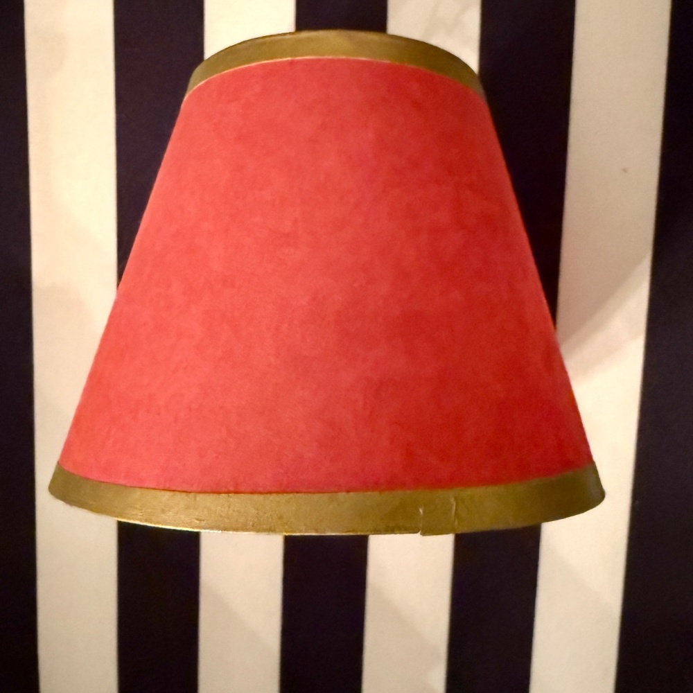 Mini Salmon Color Clip-on Lamp Shade
